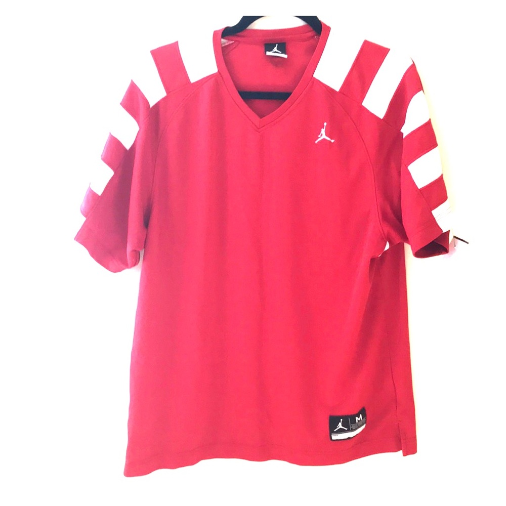 2/$30 Men’s Nike Jordan dri fit top with white and red stripe